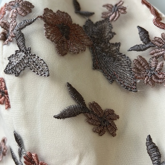 ASOS Petite Floral Midi Dress | Size: 2 | Color: Beige NWT - Picture 10 of 16